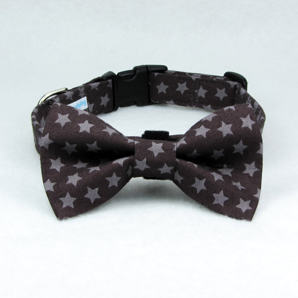 Stars Brown Bow Tie