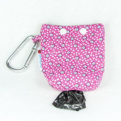 Spring Flowers Pink Leash Pouch